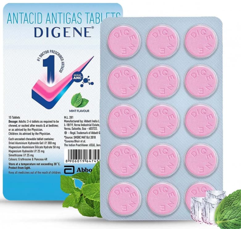 Digene Tab Mint Flavour