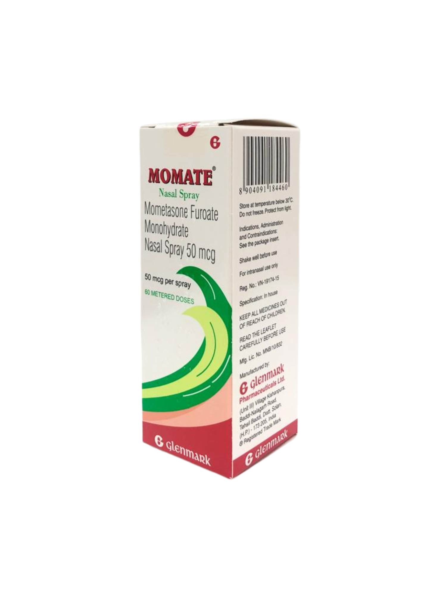 Momate Nasal Spray 50mcg 60MD