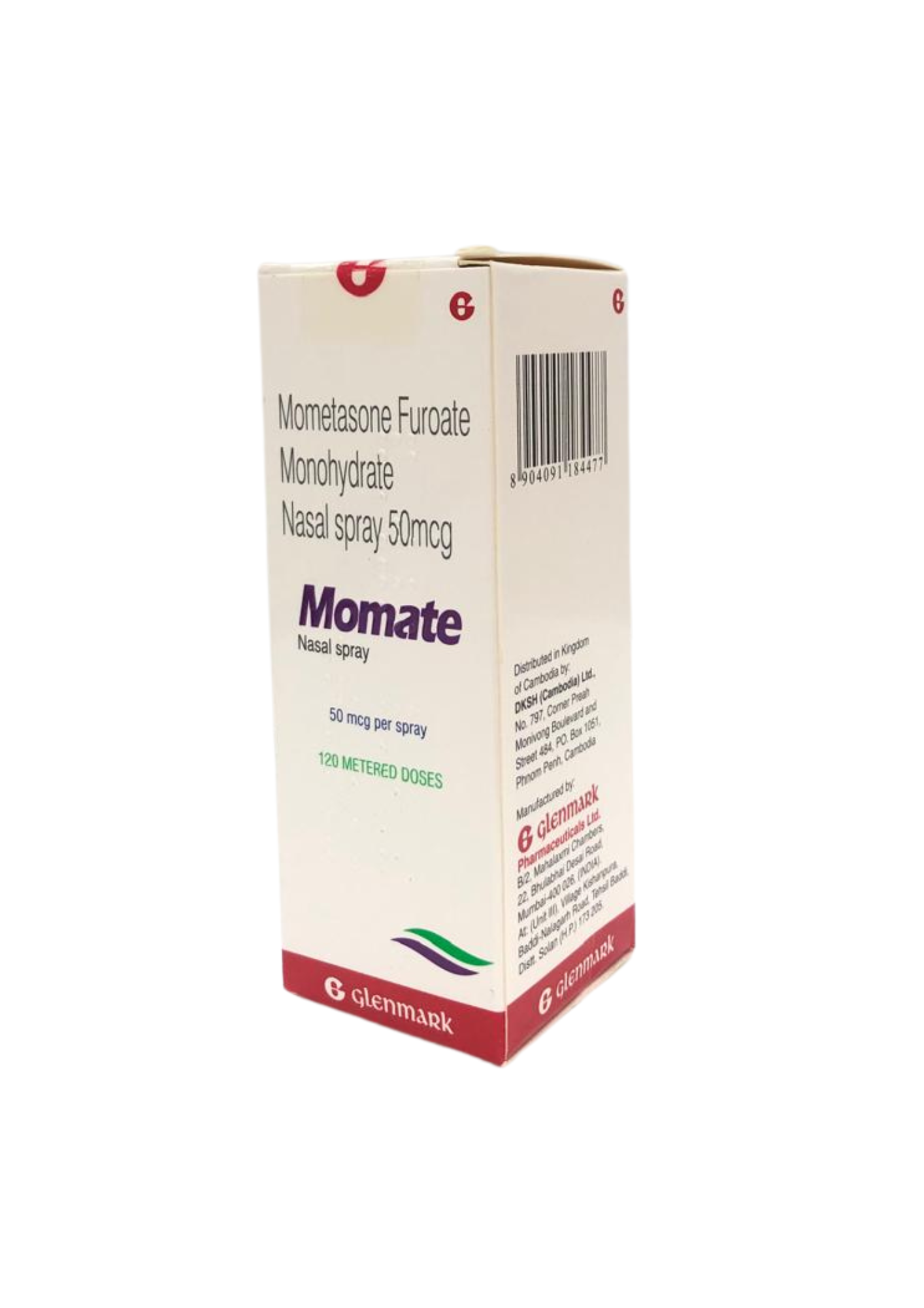 Momate Nasal Spray 50mcg 120MD