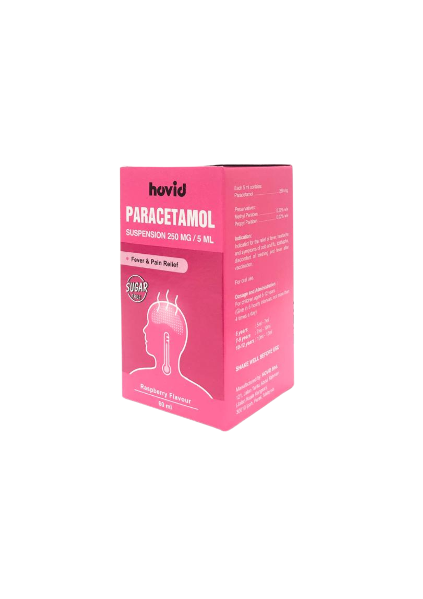 Hovid Paracetamol 250mg/5ml 60ml