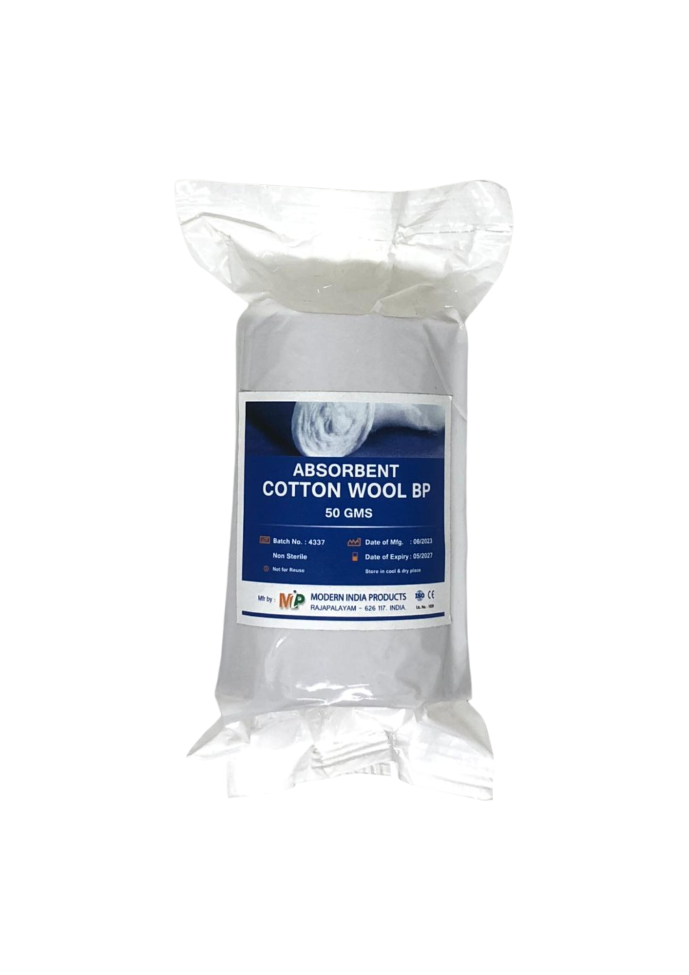 Absorbent Cotton Wool BP 50gms