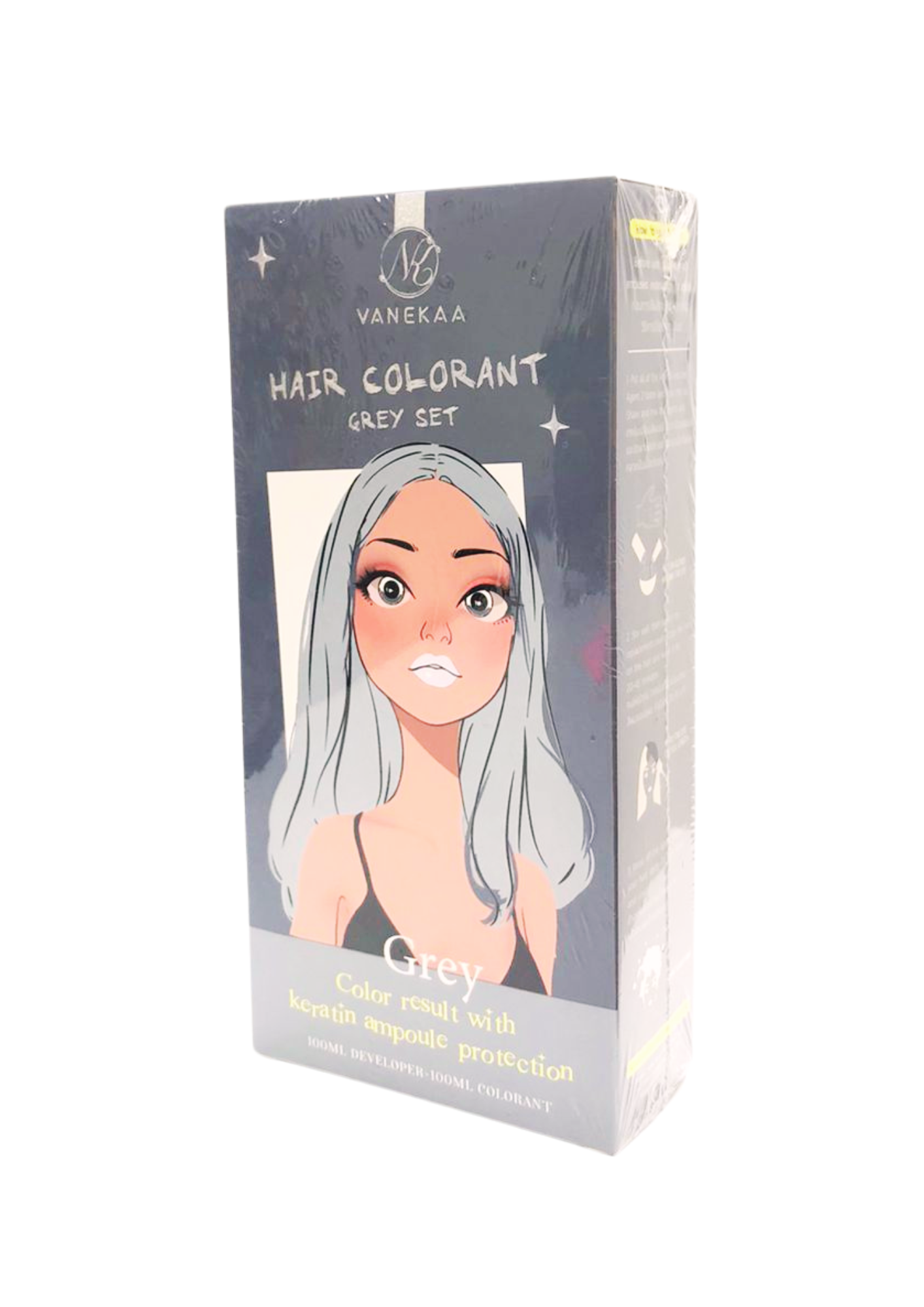 Vanekaa Hair Colorant Grey Set (Grey)