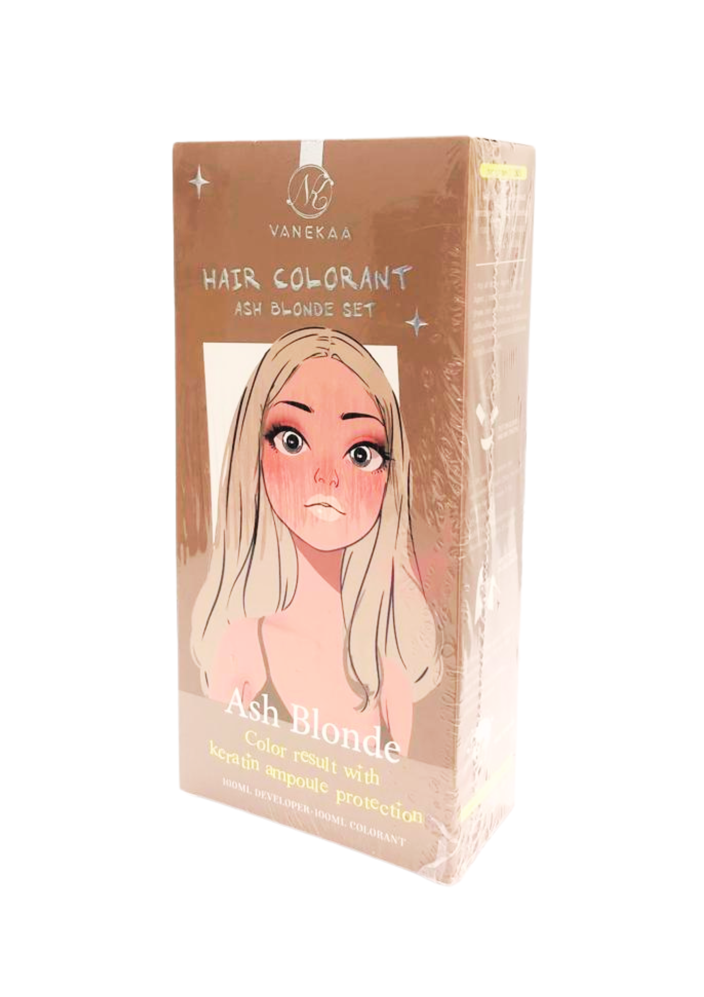 Vanekaa Hair Colorant Ash Blonde Set (Ash Blonde)