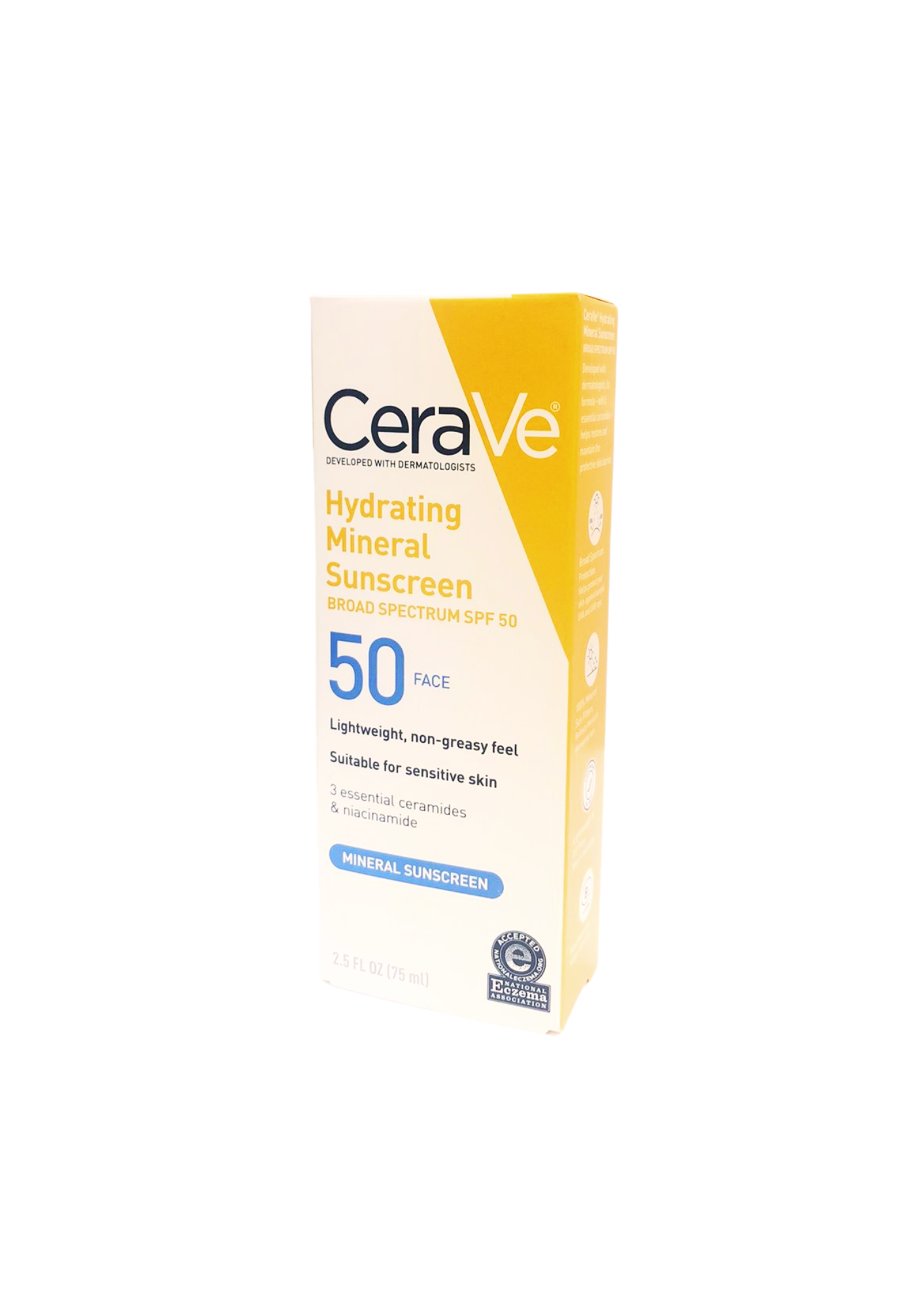 Cerave Hydrating Mineral Sunscreen 50Face 75ml