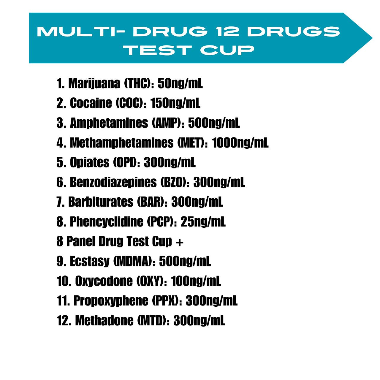 Medline Drug-Test Kit Cup