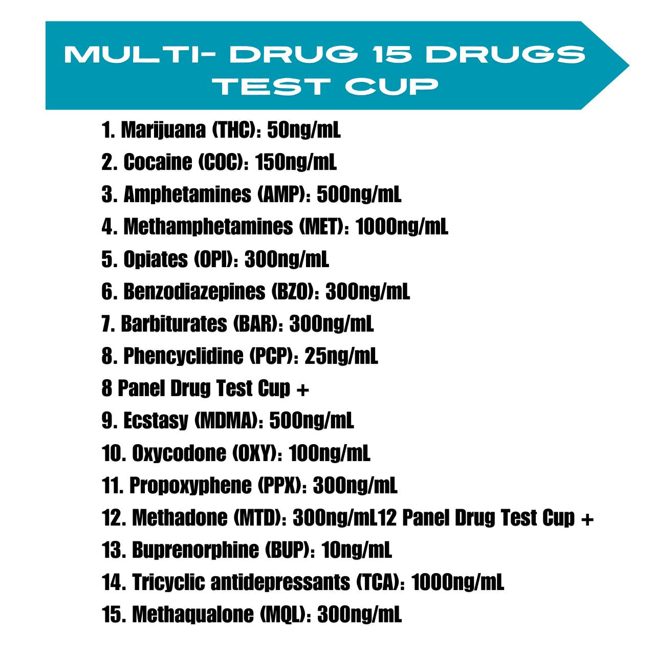 Medline Drug-Test Kit Cup